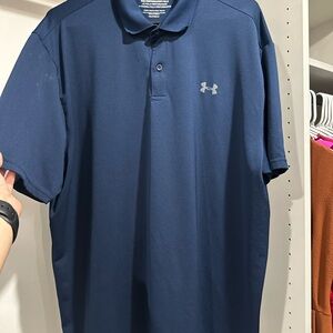 Under Armour Men's Dark Blue Polo Shirt